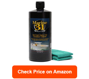 Part 2 - BOAT OXIDATION REMOVAL: What Works Best?  Marine 31 Gel Coat  Heavy Cut Cleaner Wax 